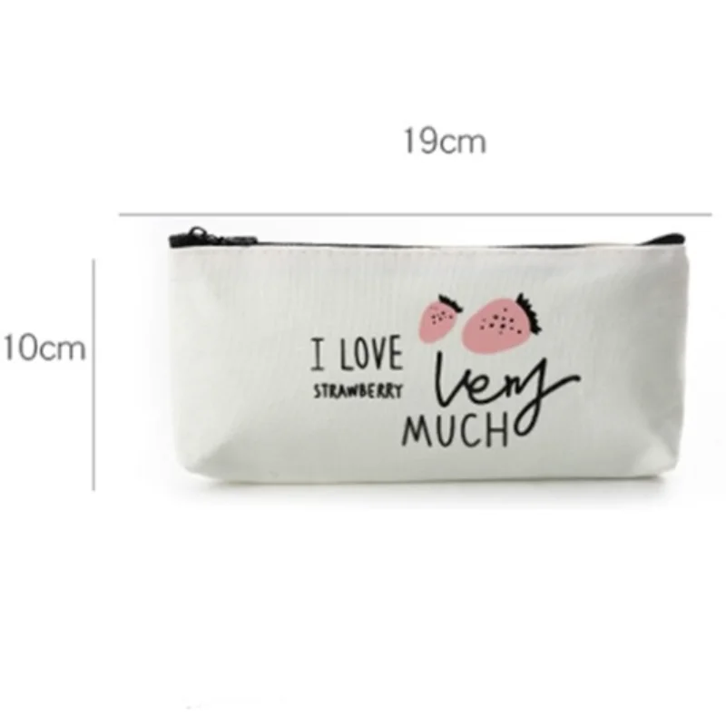 1 шт. мультяшный пенал с фруктами арбуз ананас клубника чехол для карандашей