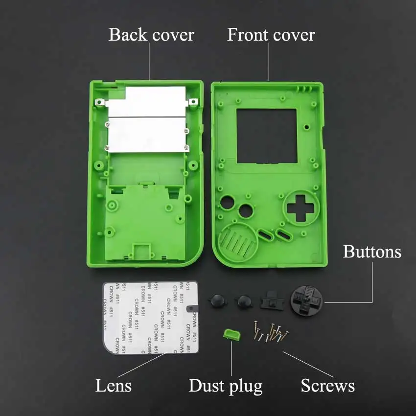YuXi пластиковый корпус запасной ремонтный пакет чехол для GameBoy Classic GB консоли |