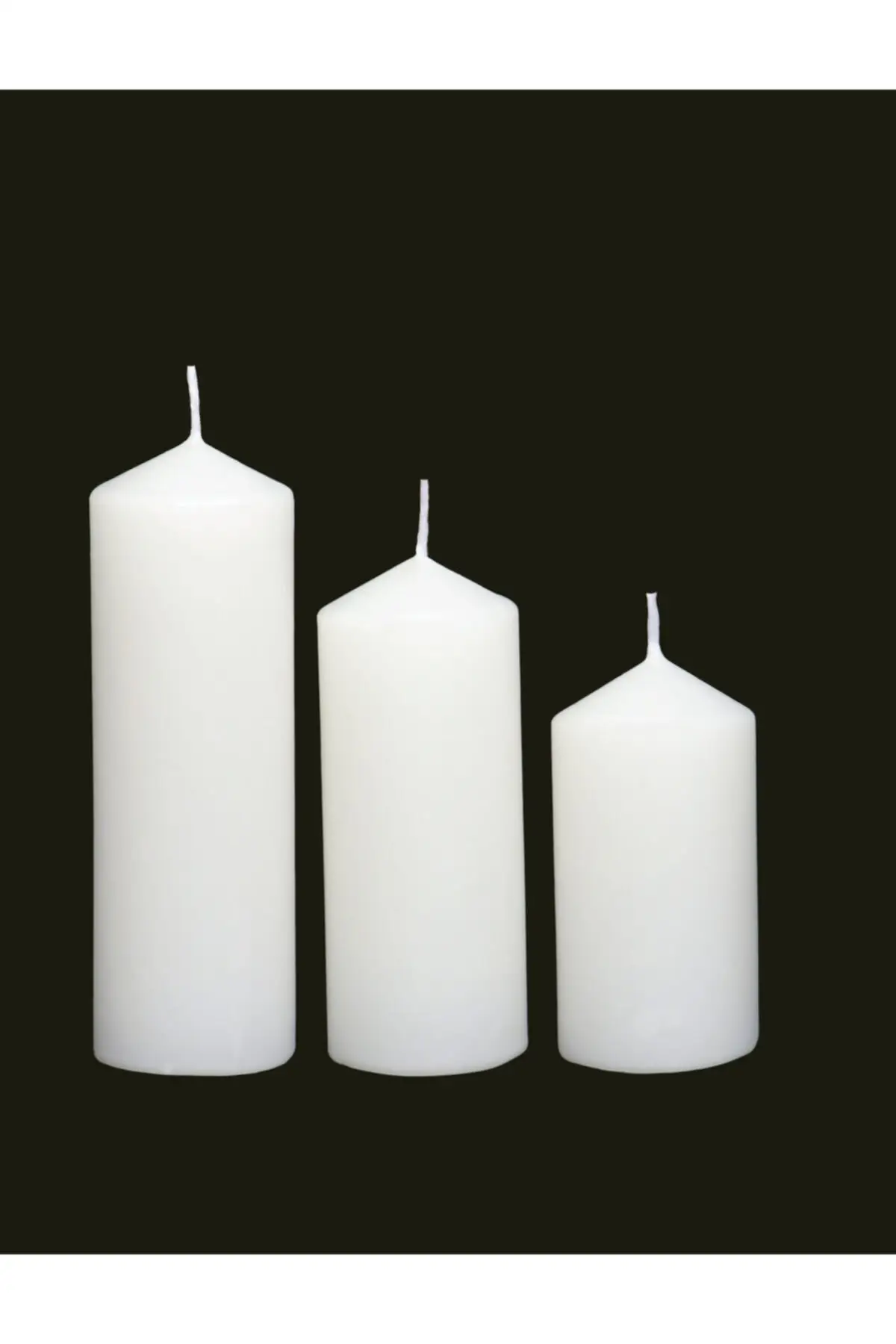 Белый цилиндрический свечной порошок ароматный 4 5 диаметр длина 6 9 12 см|Свечи| |