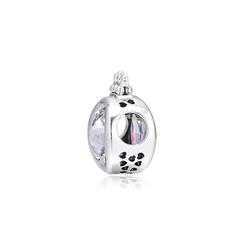 QANDOCCI оригинальный серебряные бусины 925 пробы Fit Pandora Браслеты сверкающая Корона O