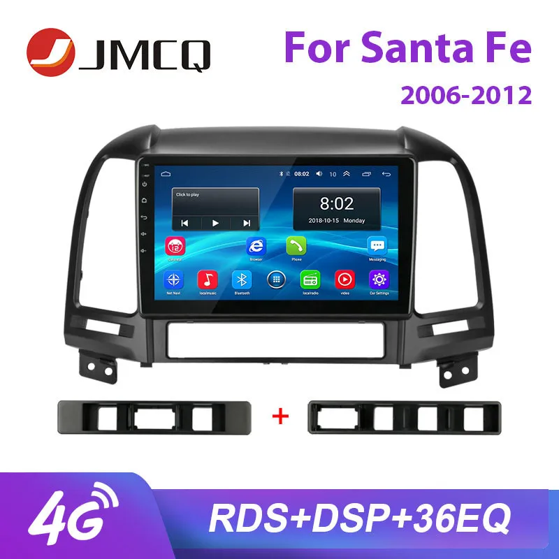 JMCQ 9 &quotдля Hyundai Santa Fe 2006 2012 автомобильное радио 2 Din Android плеер GPS головное