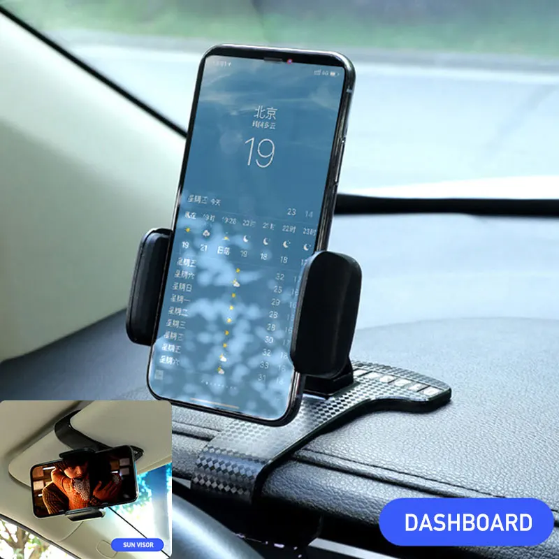 

Universal Phone Accessorie Car Clip Phone Holder GPS Dashboard Cell Phone Holder Mount Stand For Xiaomi Temporary Parking Card