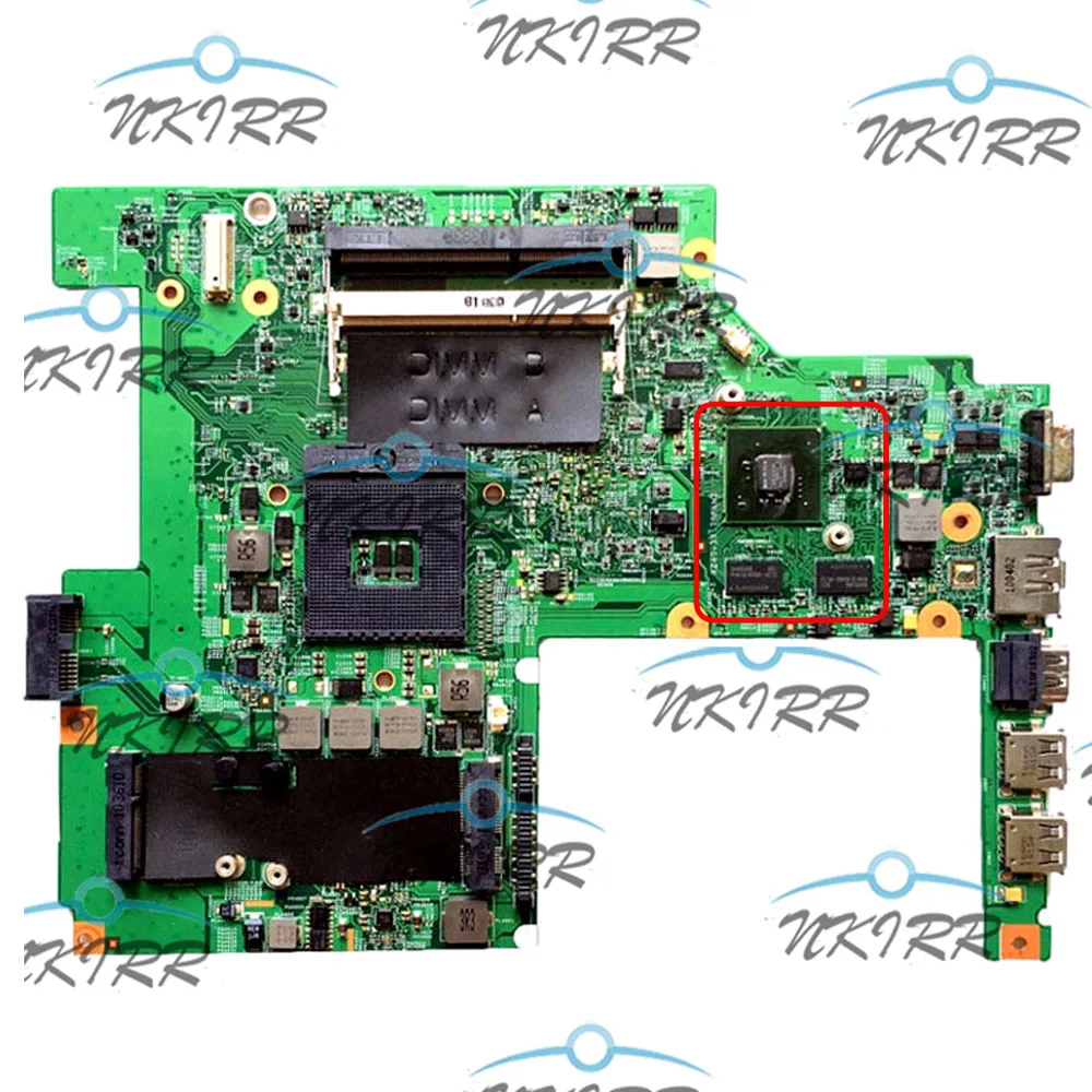 Calpella m b 48.4et05.011 W79x4 Gt310m 512m Hm57 S989 Ddr3 Motherboard para Dell Vostro 3500 V3500 092891 Dw50 Placa-mãe para notebook