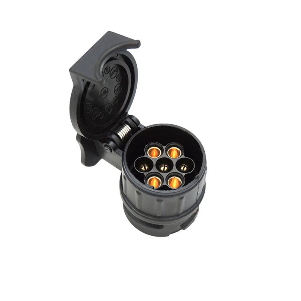 

13-7 Plug Trailer Adapter Rv Power Cord Socket Waterproof Connector Wiring Connector with Plug