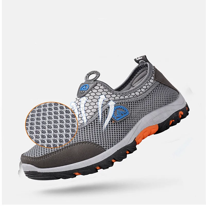 Hiking shoes 2020 new mesh men breathable non-slip wear-resistant sports casual running classic cloth | Обувь