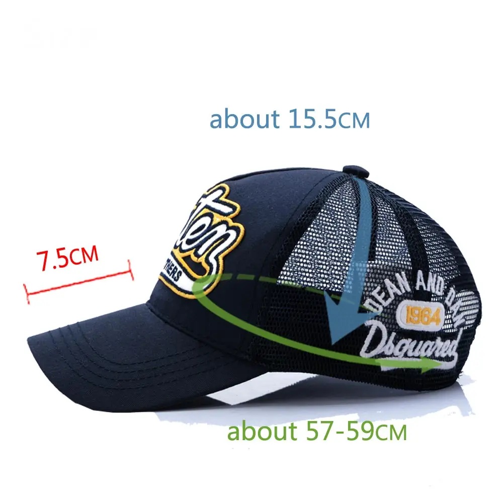 

cowboy hats summer fashion Men and Women Outdoor Baseball Caps Sun Hats Embroidery Letters dsquared2 High Quality Cap