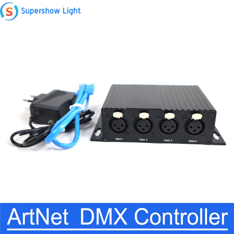Billig ArtNet 2048 4 Port Bidirektionale ArtNet/DMX Konverter Standard DMX512 Ausgang RJ45 Net Stecker Sulite/DMX LAN512