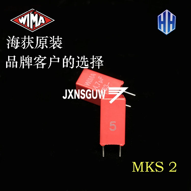 10pcs WIMA red mks2 5mm 1UF 1.5UF 2.2UF 3.3UF 4.7UF 6.8UF 10UF 50V 63V 100V 105 155 225 335 475 685 106 Germany | Электронные