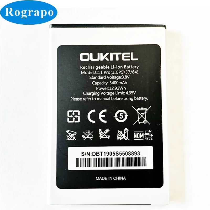 Оригинальный Новый Сменный аккумулятор C11 3400 мАч для Oukitel Pro C11pro мобильный телефон