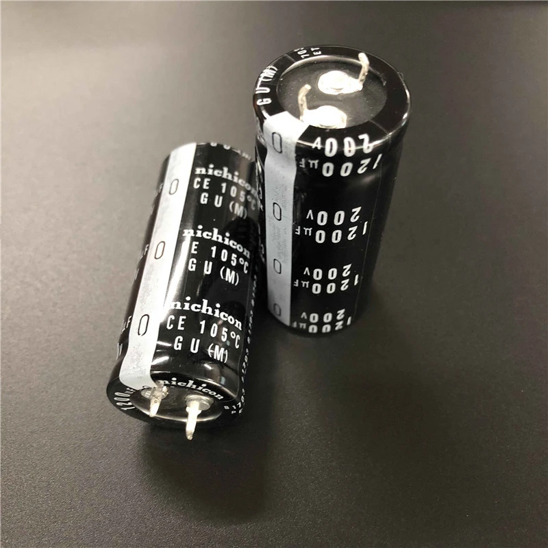 2 шт./10 шт. 1200 мкФ 200v Nichicon GU 22x50 мм 200V1200uF подключаемый блок питания конденсатор с