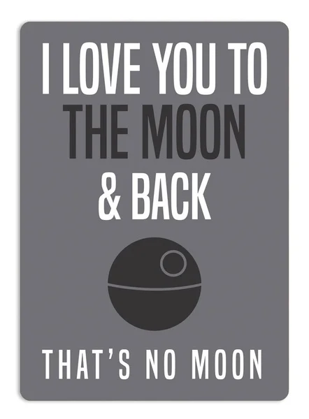 

Love you to Moon & Back Deathstar Retro tin sign nostalgic ornament metal poster garage art deco bar cafe shop