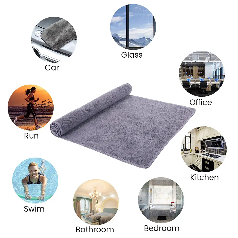 Полотенце для чистки автомобиля микрофибра коралловый бархат ткань