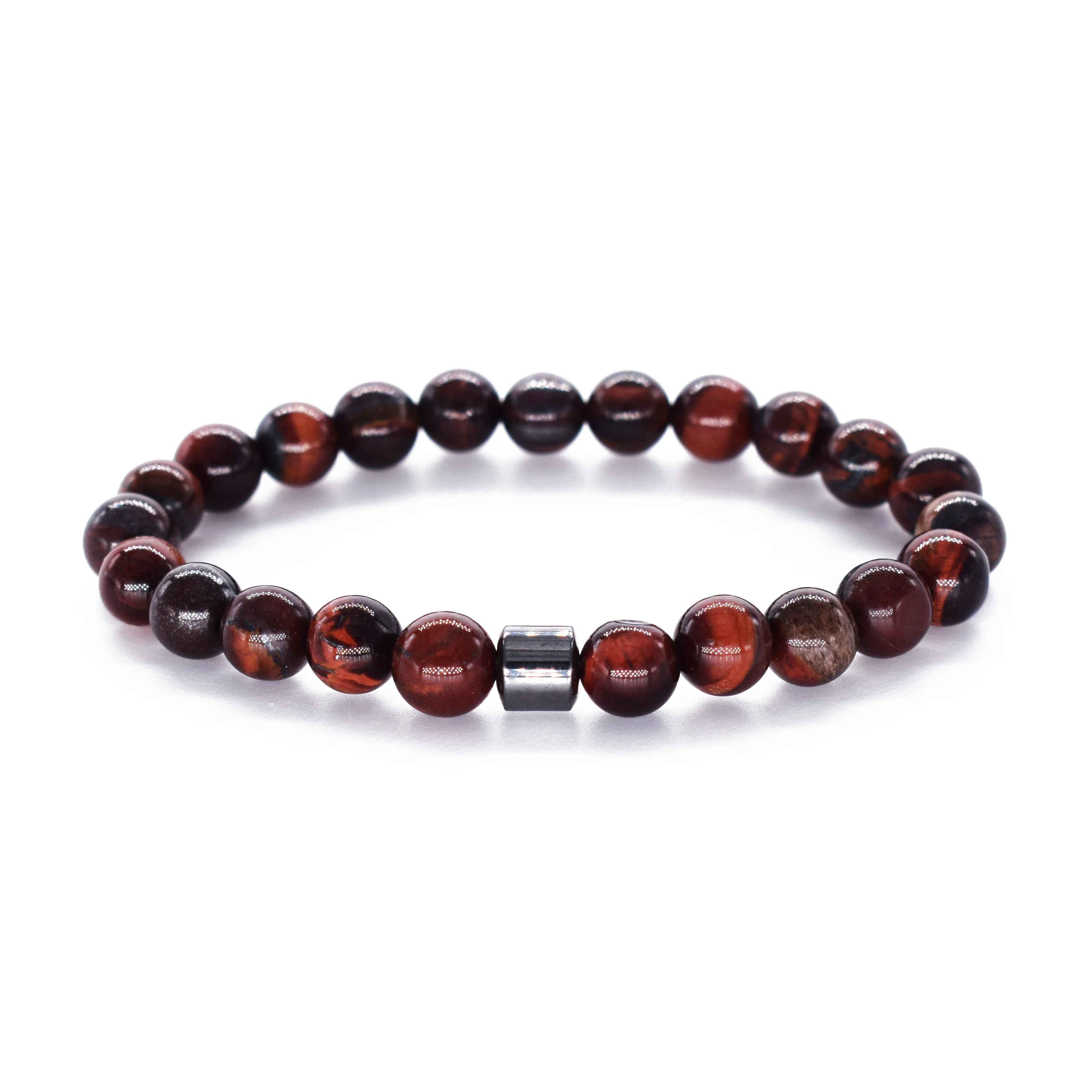 2019 мужские браслеты цилиндрические гематитовые для мужчин Классические