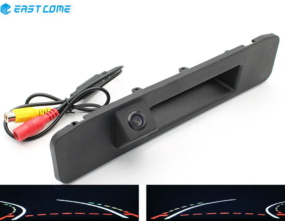 

HD 1080P Trajectory Tracks Reverse Car Rear View Camera Trunk handle For Mercedes Benz ML A180 A200 A260 GLA GLC GLE Car Camera