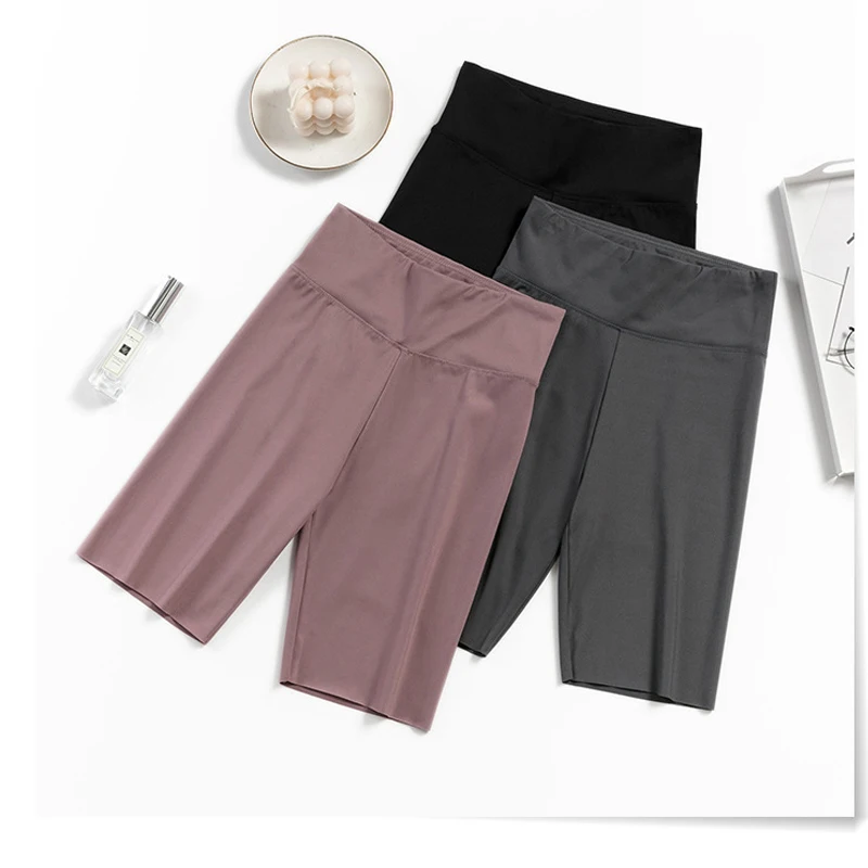 

New High Waist Shorts Fitness Shorts Sexy Seamless Biker Shorts Fitness Short High Stretch Sport Shorts Comfortable Female