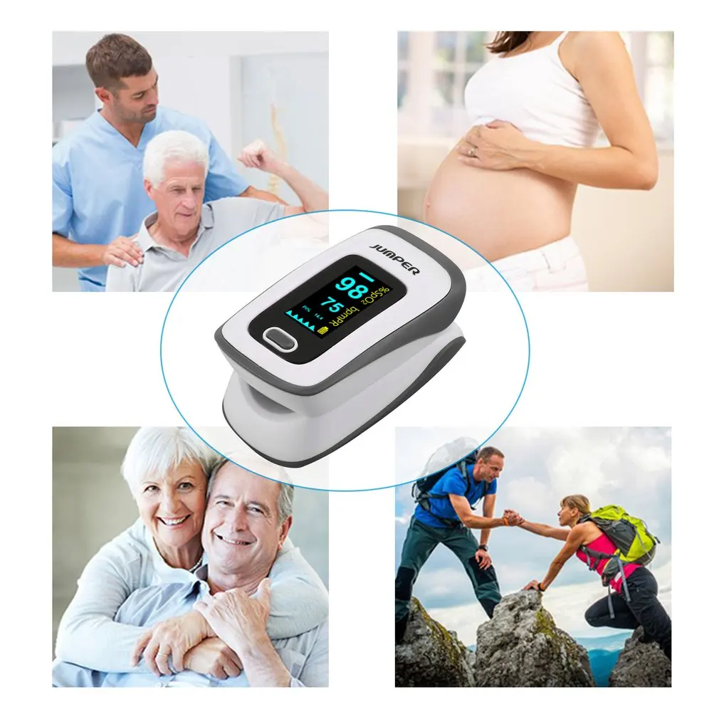 

Fingertip Oximeter Pulse Oximeter Display Oximeter Finger Health Dignostic Monitor Tool Finger Clip Oximeter