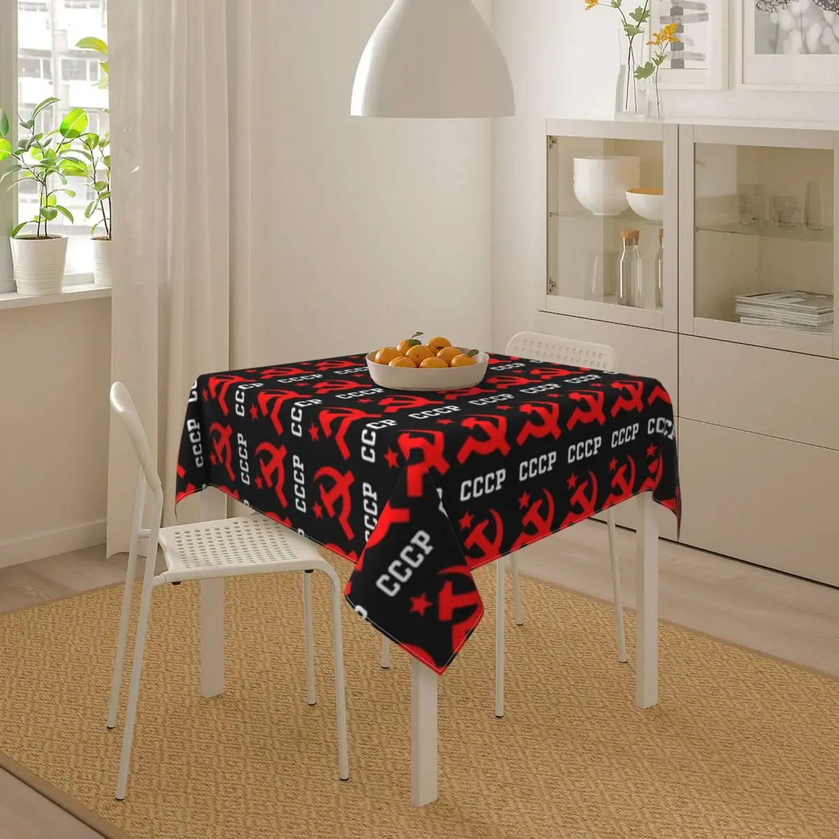 Communist Tablecloth Cheap Kawaii Table Cover Summer Custom Protection Polyester Cloth | Дом и сад