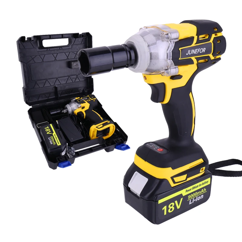 

Cordless Electric Impact Wrench Drill Screwdriver Rechargeable Lithium-Ion Battery 520Nm Torque Wrench Power Tools ferramentas