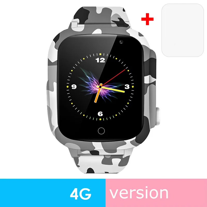 4G version LEMDIOE, новинка, 600 мАч, долгое время ожидания, Детские умные часы, Детские с gps, wifi, sos, IP67, водонепроницаемые для детей - Цвет: 4G version