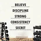 Фитнес с вдохновляющей фразой наклейки спортивные фитнес наклейки на стены декор для тренажерного зала наклейки вдохновляющие домашние Наклейки на стены JSF47