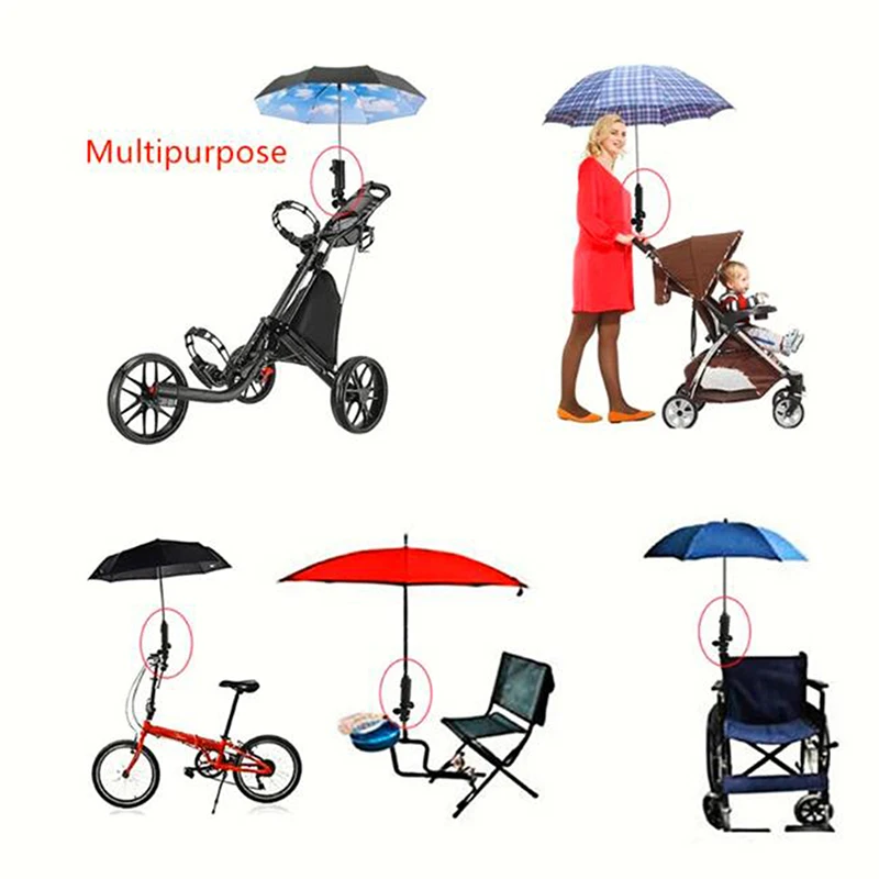 

Mount Stand Stroller Accessories Baby Stroller Umbrella Holder Adjustable Baby Cart Parasol Shelf Cycling Bike Umbrellas Bracket