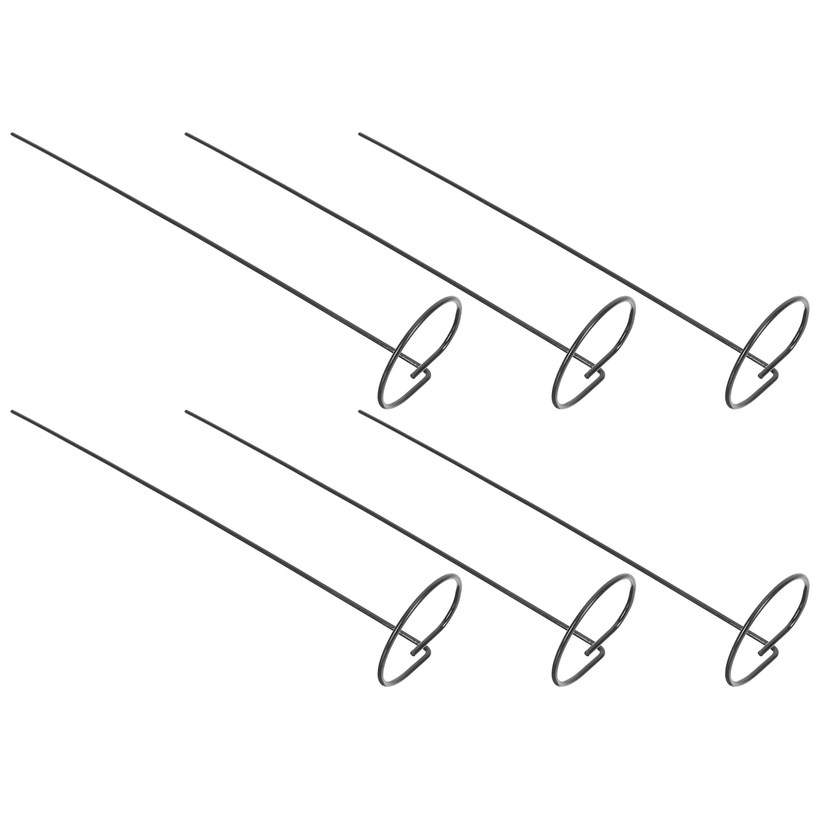 

6Pcs Plant Support Racks Flower Plant Iron Scaffolds Rattan Plant Traction Racks