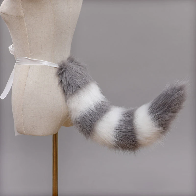 Adjustable Belt Fox Tail Cat Prop Fur Furry Cosplay Carnival Party Christmas Halloween Xmas Tassels Anime Accessories | Тематическая