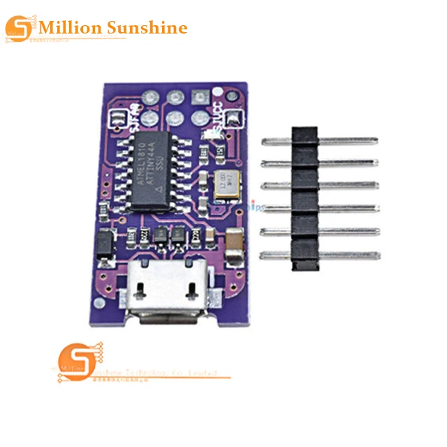 5V Micro USB крошечные AVR ISP ATtiny44 USBTinyISP программист модуль для загрузчик ардуино