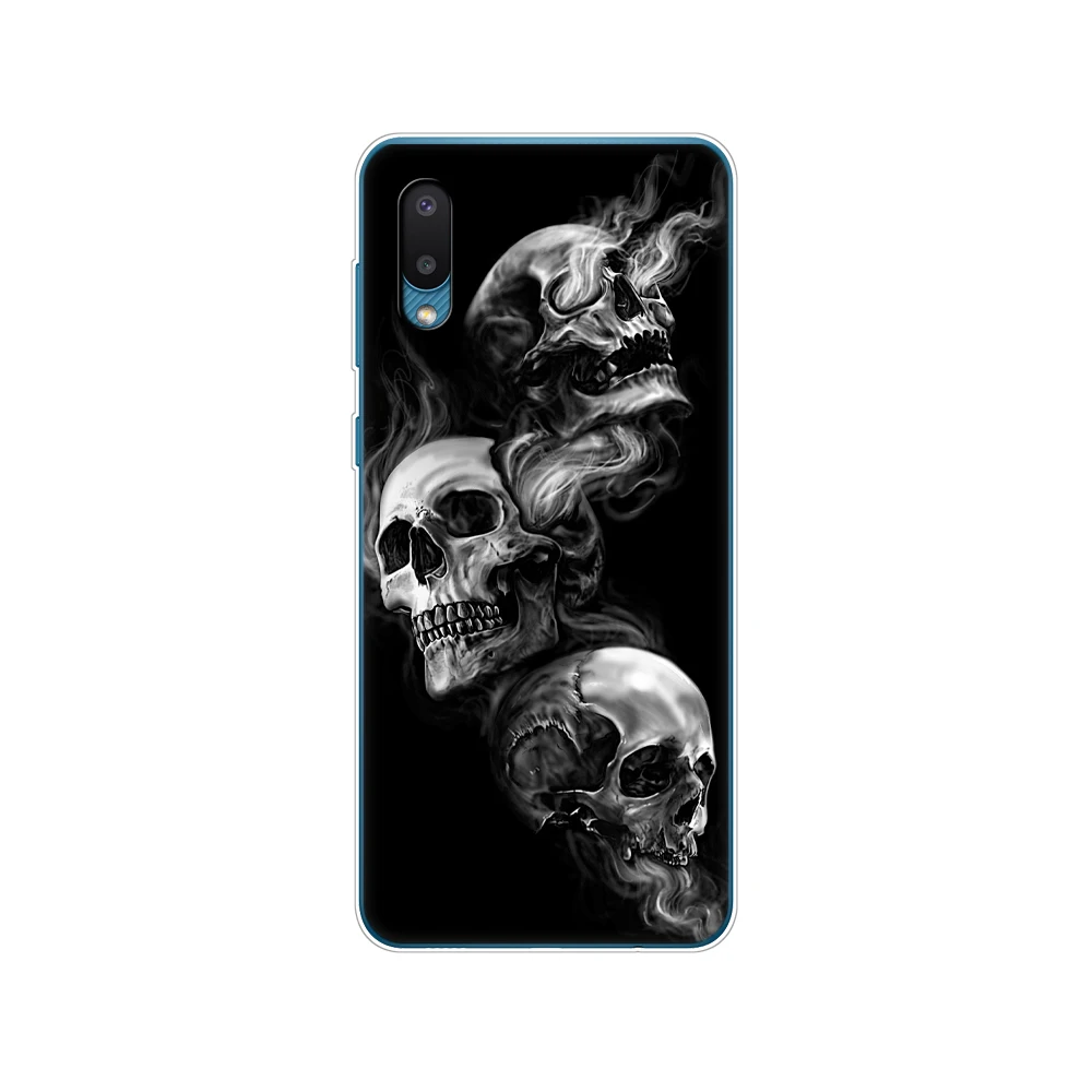 For Samsung A02 M02 cover Soft Silicon Tpu phone Back case For Samsung Galaxy A02 Galaxy M02 SM-A022G a022 Bumper 6.5inch flower