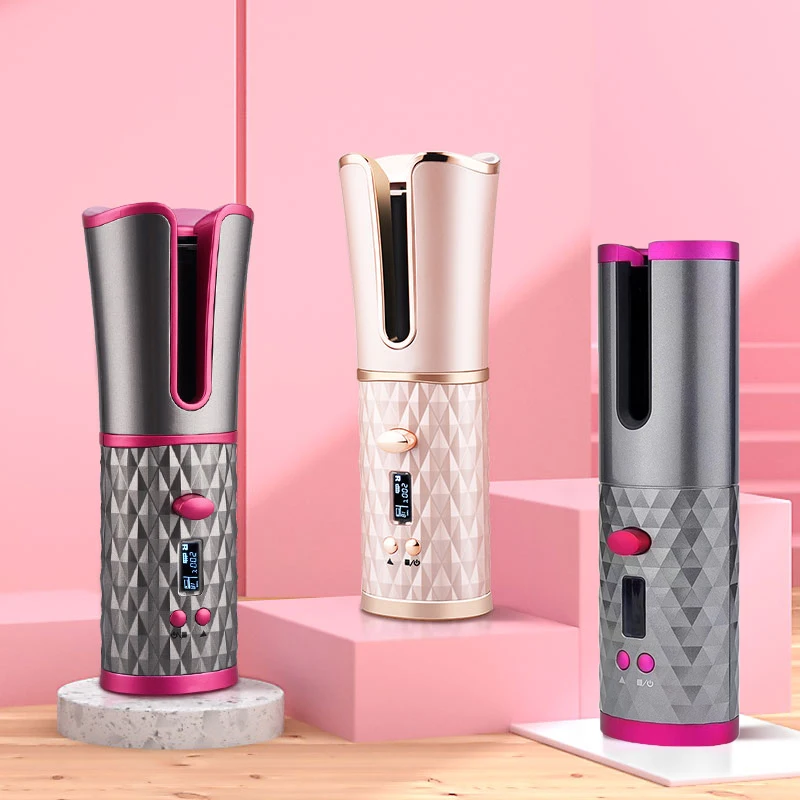 Автоматический беспроводной бигуди для волос портативный USB Перезаряжаемый