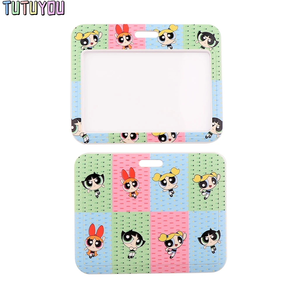 

PC3141 в мультипликационном стиле для девочек личность держатель для карт карман для удостоверения личности-автобус держатель для карт сотрудников карты ремешок для ключей для телефона «сделай сам» с подвеской