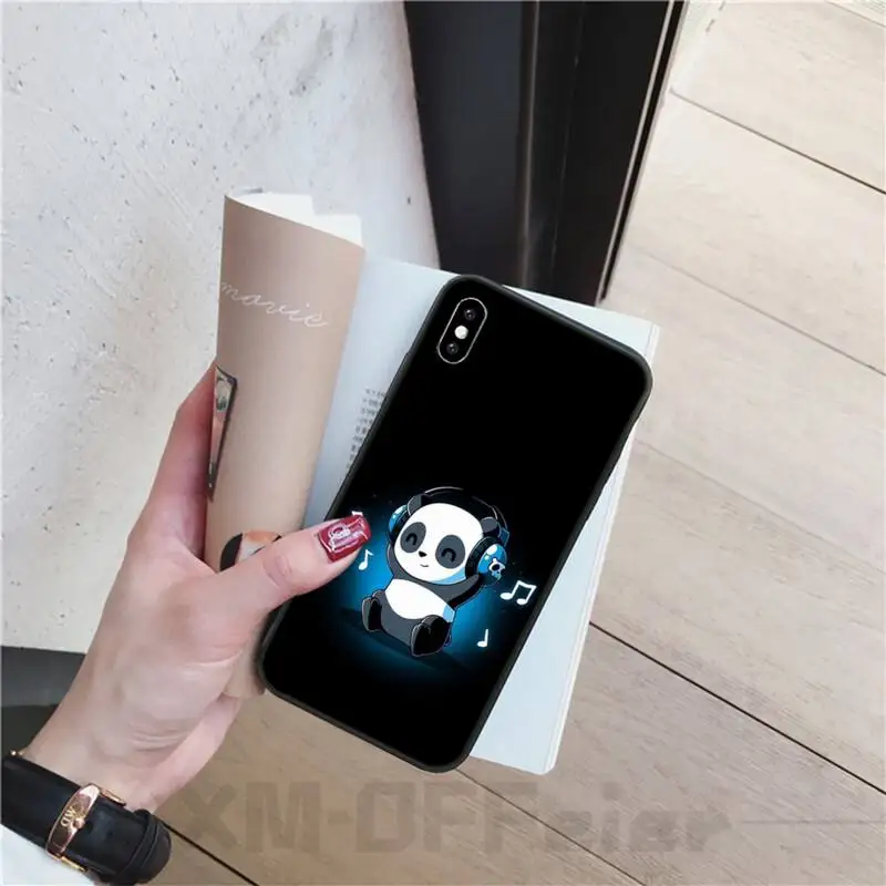 Reayou peach blossom Black Soft Shell Phone Case Capa For iphone6 6s plus 7 8 X XR XS MAX 11 Pro Max Cover | Мобильные телефоны и