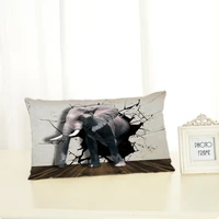 3d elephant pillow case pillowcase custom 50x70 50x75 decorative pillow cover pink elephant bedding for kids baby child girl