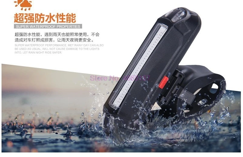 От DHL 100 шт. Новая задняя подсветка на велосипед светильник хвост Безопасность