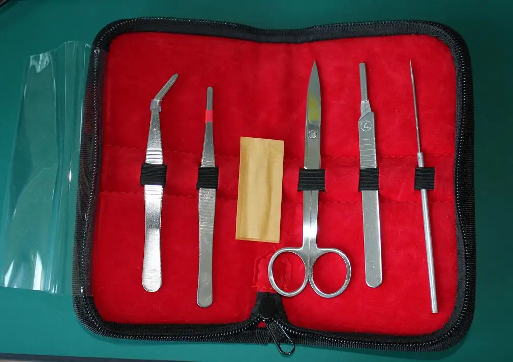 

5 Tools/Set Dissecting Dissection Kit Set For Biologiy Student Lab - buy 2 sets get 20% off