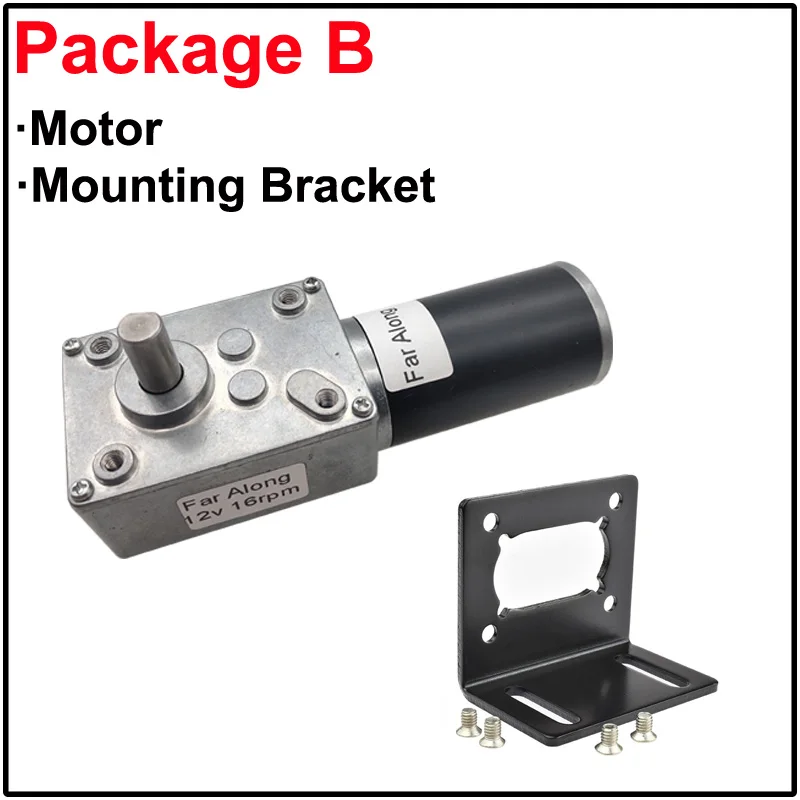 Редукторный двигатель 12 В 24 постоянного тока высокий крутящий момент от 3 4 до 70 кг
