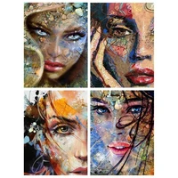 5d diamond painting kits girl diamond mosaic embroidery portrait handmade gift modular pictures decoration for home
