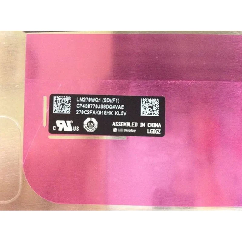 ЖК-экран в сборе для IMac 27 дюймов 661-7169 EMC:2546 LM270WQ1 SD F1 или F2 A1419 2K доставка из