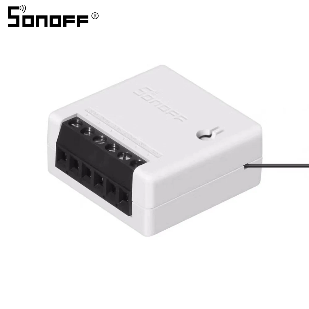 Sonoff mini SONOFF Basic/мини двухсторонний Wifi умный переключатель маленькое приложение/LAN/голос/пульт дистанционного управления DIY Поддержка одного внешнего переключателя Google Home Alexa - Комплект: Sonoff mini