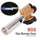 Газовая горелка Butan, медфонарь пистолет с электронным поджигом, сопло 20 мм для кемпинга, пикника, барбекю
