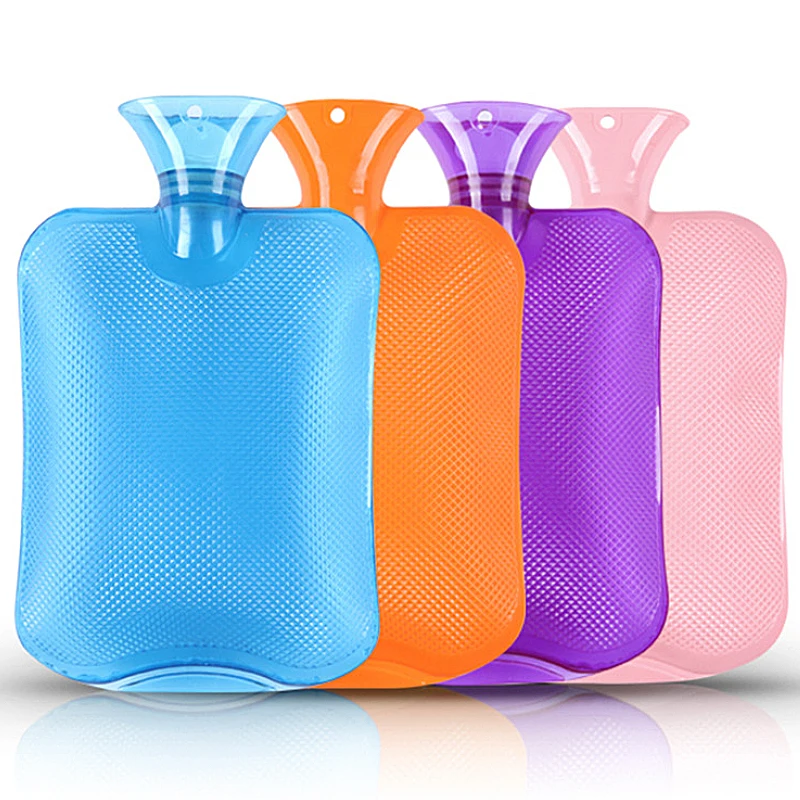 

500/1000/2000ml Pvc Hot Water Bag Reusable Hand Warmer Water Warmer Heat Packs Warm Body, Hands, Feet, Waist Hot Water Bottle
