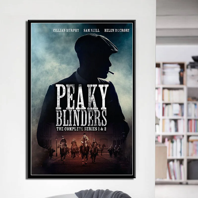 Peaky Blinders Популярная ТВ серия художественная живопись Шелковый Холст плакат