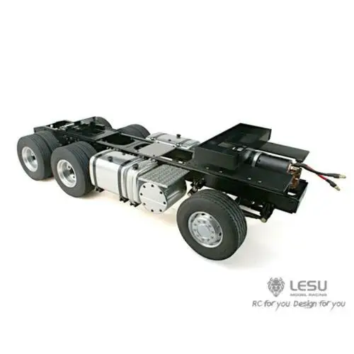1/14 RC LESU 6*4 Металлическое шасси DIY Her Sca кабина тягач ESC радио THZH0309