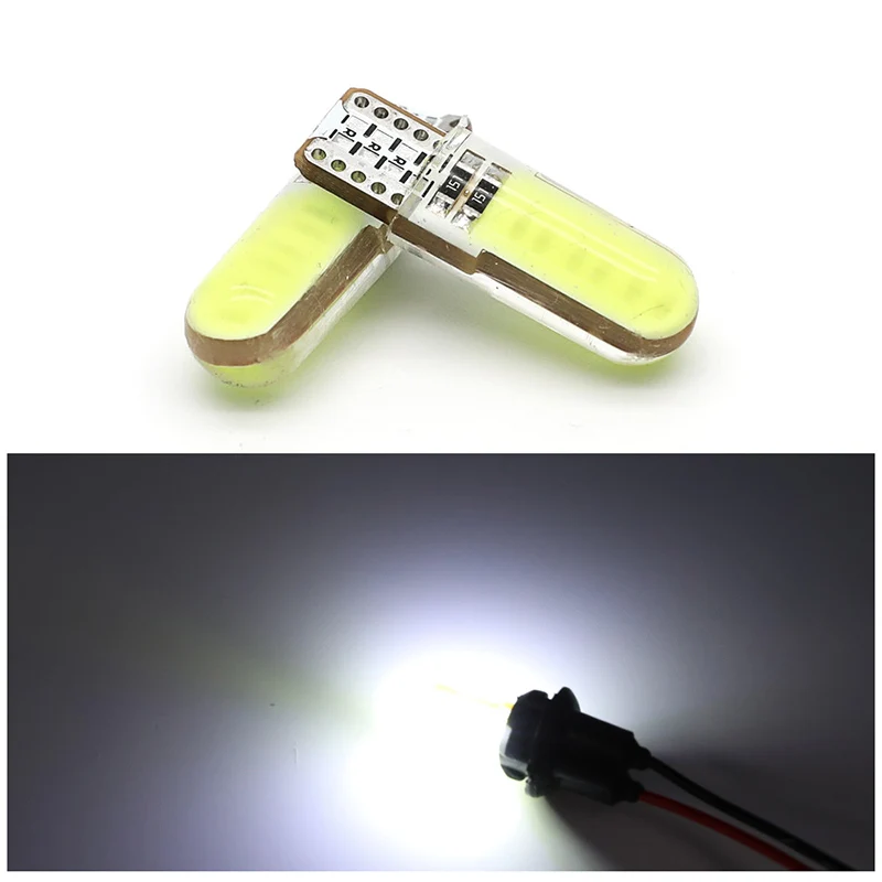 Супер ярсветодиодный светодиодная автомобильная лампа T10 W5W белый красный желтый
