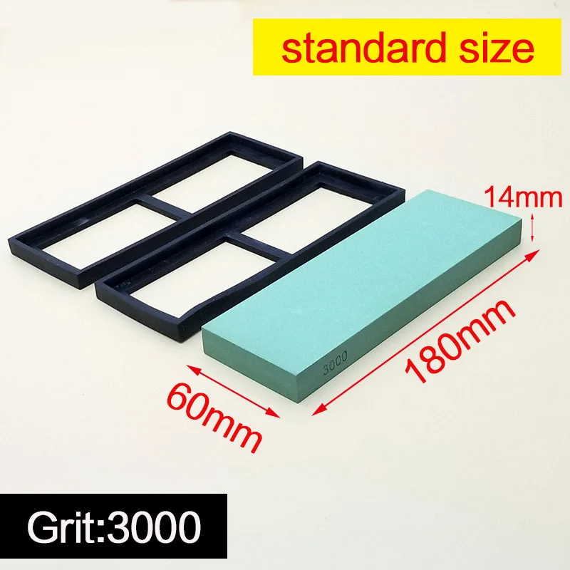3000 GRIT 1 шт., 400, 1000, 3000#, кухонный инструмент, точилка для ножей, точильный камень, точильные камни для ножей, система Точилки для ножей, водный камень - Цвет: 3000 GRIT