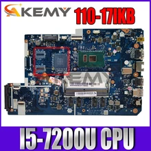 Akemy DG710 NM-B031 Main Board For Lenovo ideapad 110-17ikb Laptop Motherboard 17.3 Inch SR2ZU I5-7200U CPU DDR4