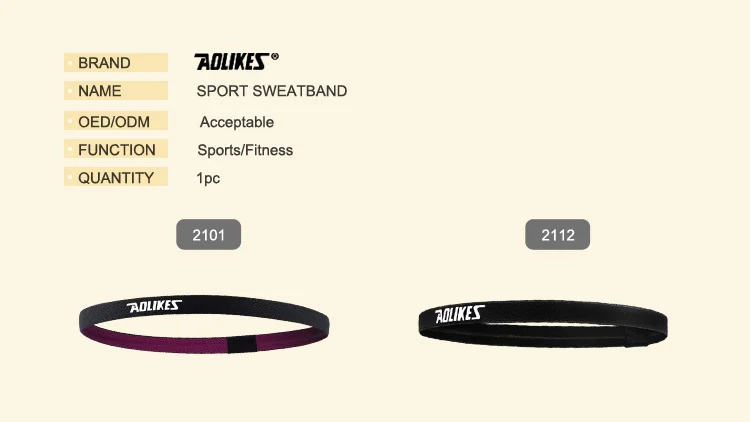 Однотонная Спортивная резинка для волос Aolikes 2017 силиконовая Противоскользящая