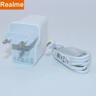 Оригинальное зарядное устройство realme 6 pro, адаптер питания мощностью 30 Вт, быстрая зарядка 5 в 6 А, кабель Micro USB для Realme X50 pro realme X X2 X3