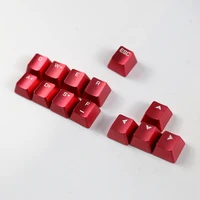 mechanical keyboard 13 key metal keycap computer peripheral game competitive cross shaft aluminum alloy asdf direction button