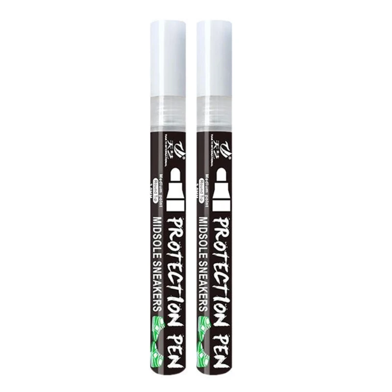 

Whitening Repair Pen for Sneakers 2 Pcs Multifunctional Cleaning Pen Shoe Care Whiten Brushes Tool Sports Shoe Care